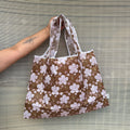 Mandini Made x Mini Market Collective Brown Pua Daydream Reusable Folding Bags
