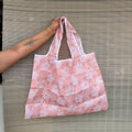Mandini Made x Mini Market Collective Pink Pua Daydream Reusable Folding Bags