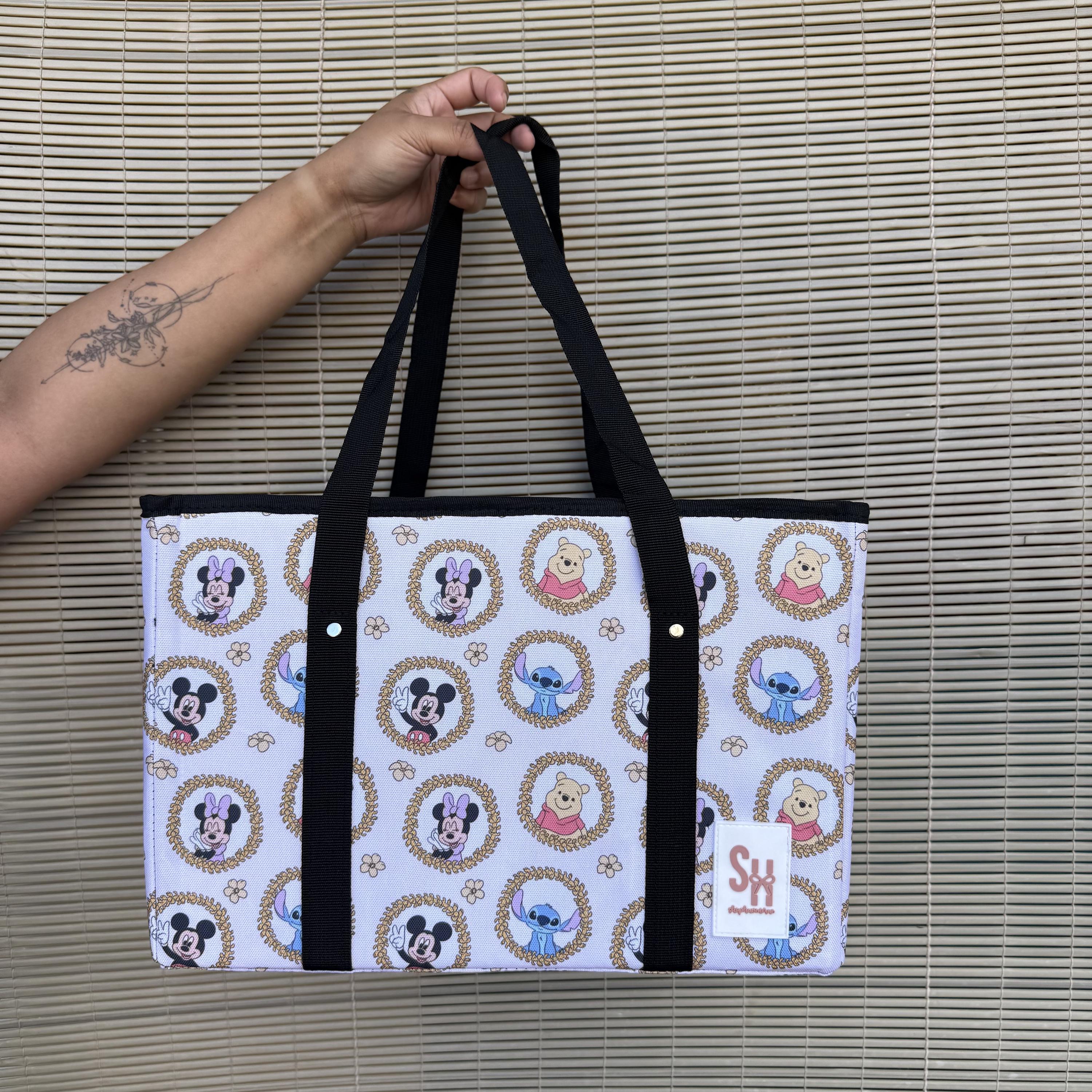 Magical Friends Puakenikeni Flower Lei Box Bag with Sturdy Base By Shop Haven Mae
