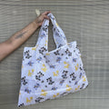 Hebrew Magical Friends Cream Magical Friends Reusable Grocery Folding Bags