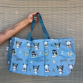 Kawaii Blue Boy Friends Foldie Bag Shop Haven Mae Tote Bag